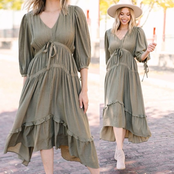 &merci Dresses & Skirts - &Merci Empire Waist Dress Size L